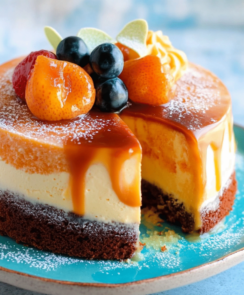 Pastel Flan Mágico