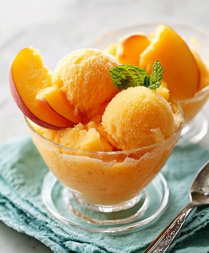 Peach Sorbet Fácil