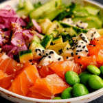 Poke Bowl Low Carb con Salmón Ahumado