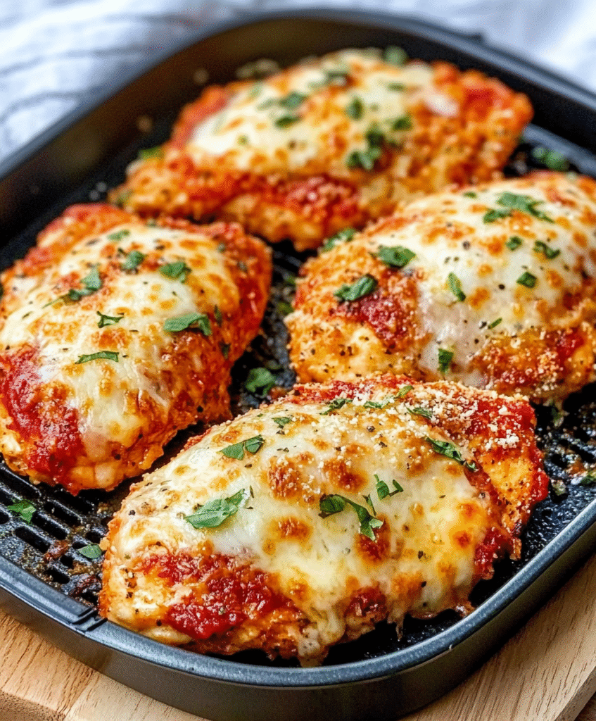 Pollo Parmesano Freidora Aire