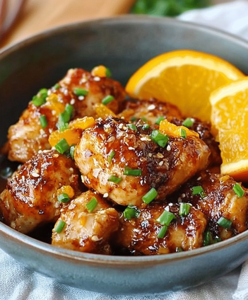 Pollo a la Naranja Picante