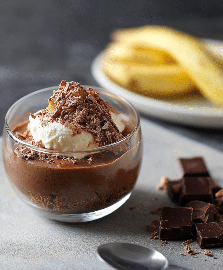 Postre Nido con Chocolate