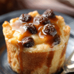 Pudin de Pan y Pasas con Caramelo