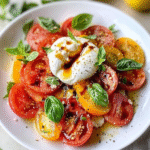 Receta de ENSALADA DE TOMATE Y BURRATA