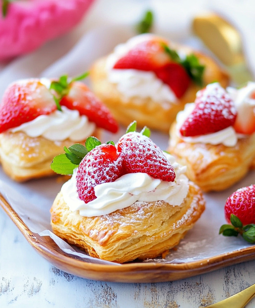 Rellenos de Fresas Crema