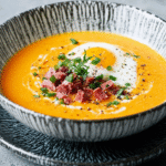 Salmorejo Cordobés con Huevo y Jamón
