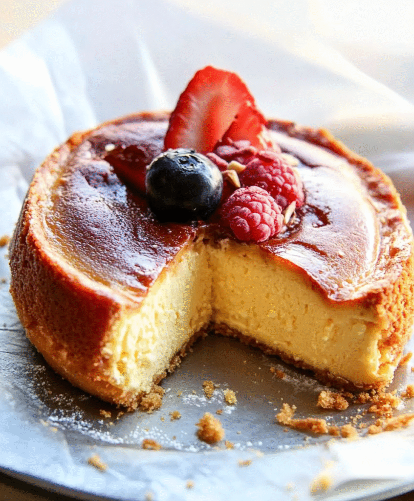 TARTA DE QUESO VASCA.