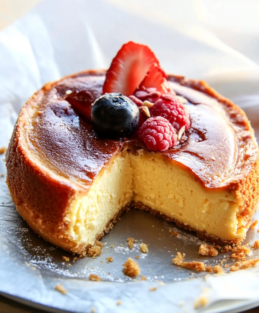 TARTA DE QUESO VASCA.