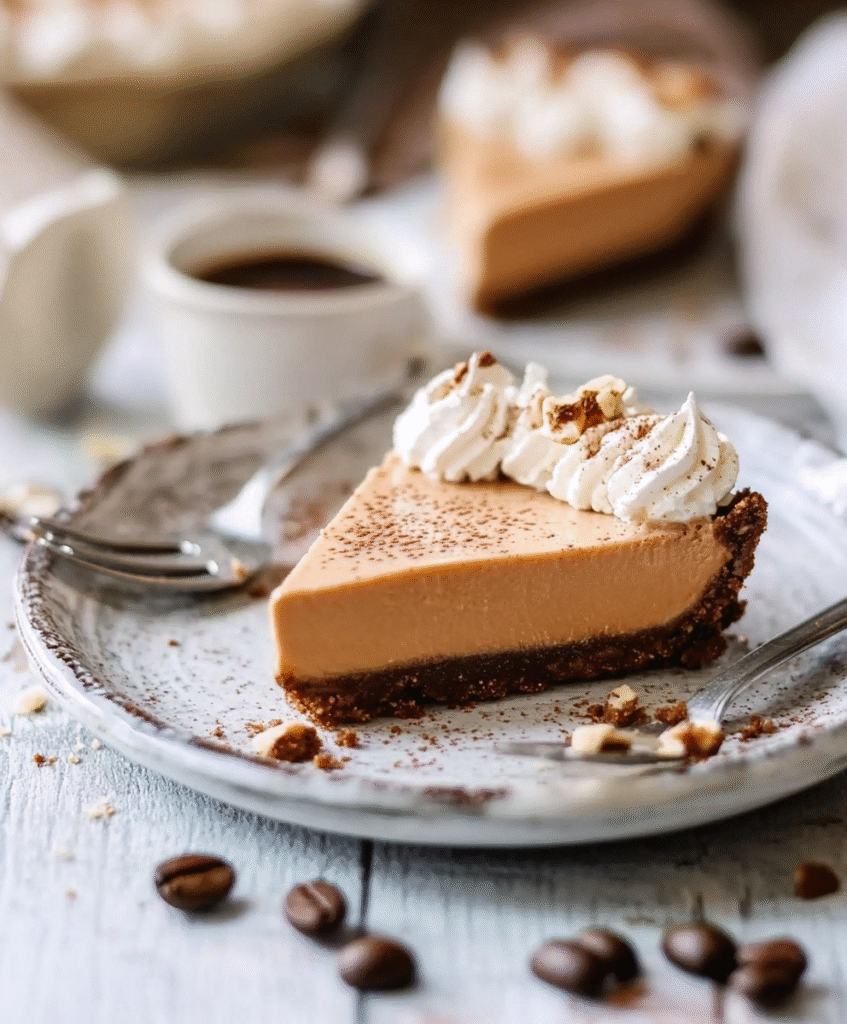 Tarta Cremosa de Café sin Horno