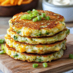 Tortitas de Brócoli y Papa con Queso