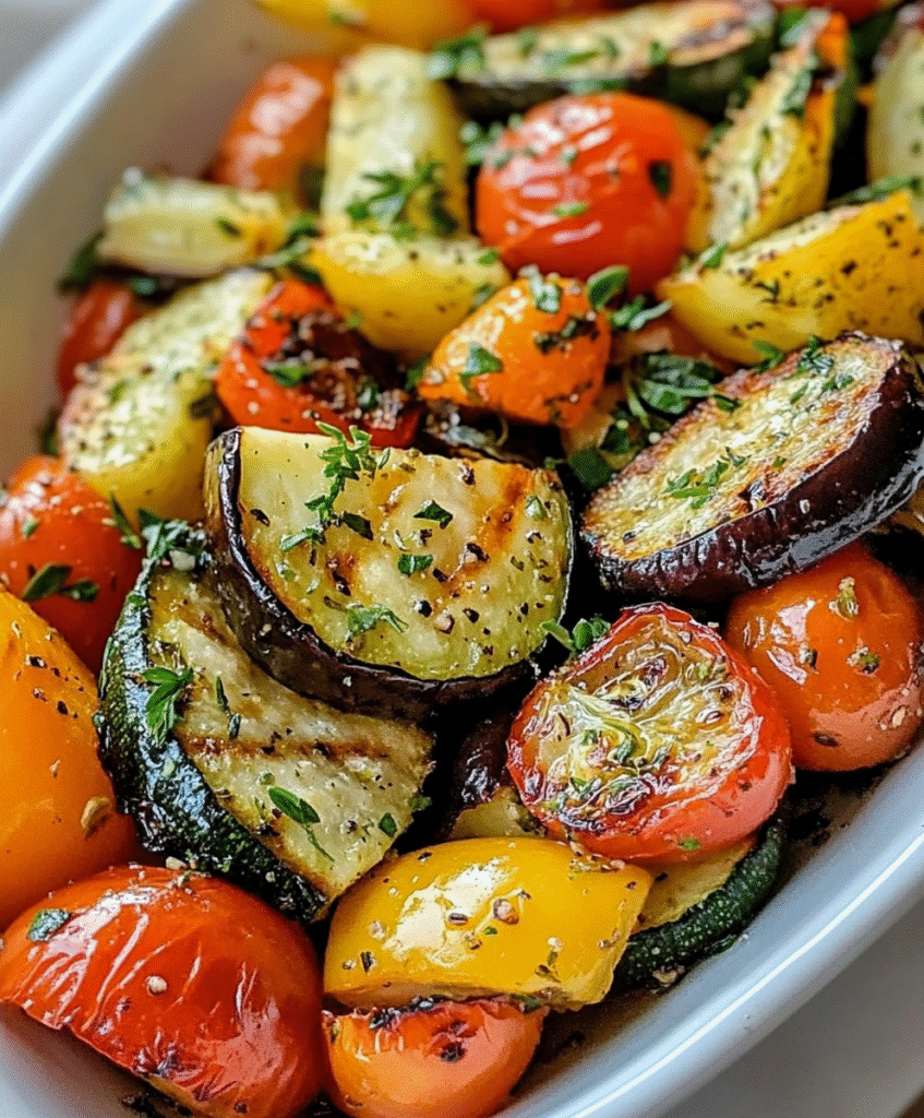 Vegetales Ajo y Hierbas