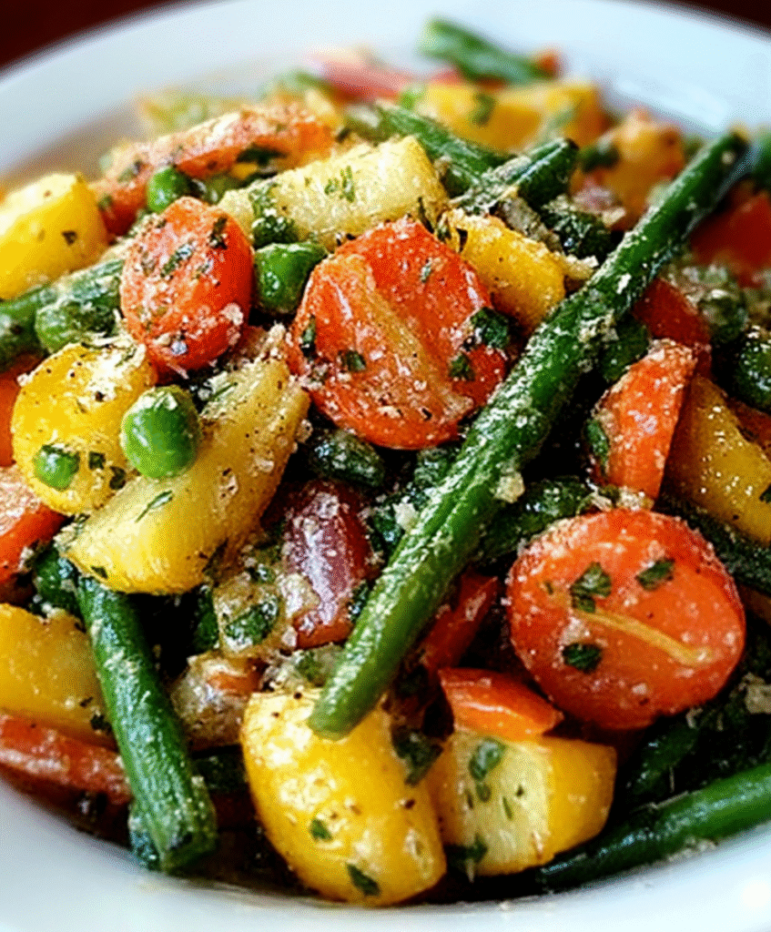 Verduras Salteadas con Mantequilla de Ajo