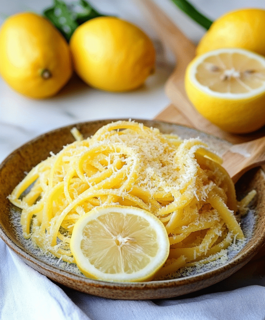 rápida limón parmesano