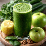 Batido verde detox con manzana