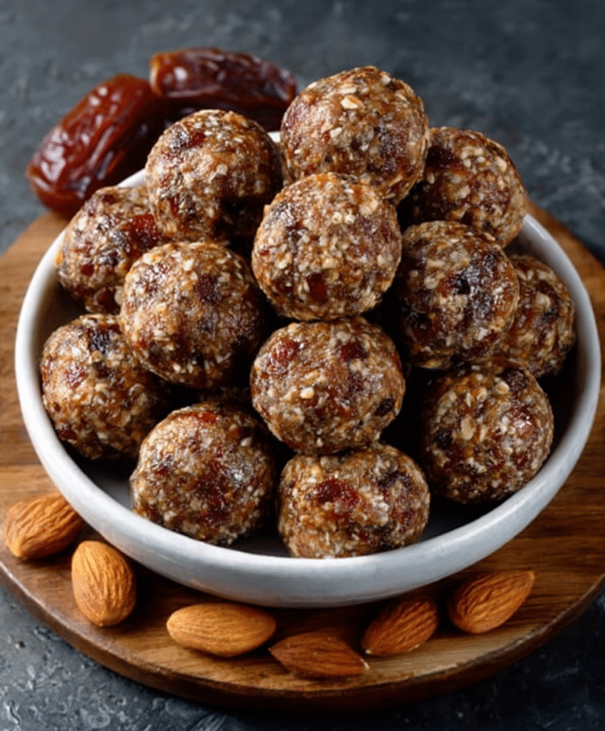 Bolas energéticas de dátiles y nueces