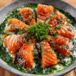 Bowl de Espirulina y Salmón Ahumado
