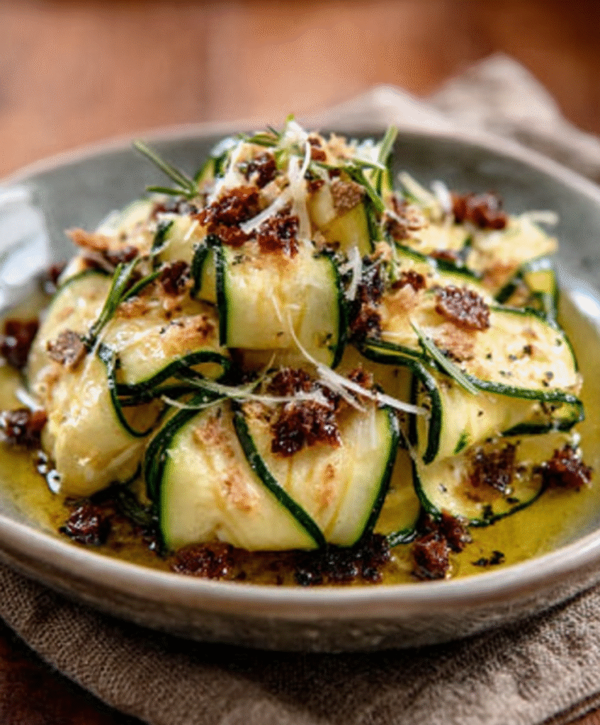 Carpaccio de Calabacín con Trufa