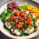 Ceviche de Coliflor con Leche de Tigre