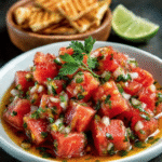 Ceviche de Sandía con Ají Amarillo
