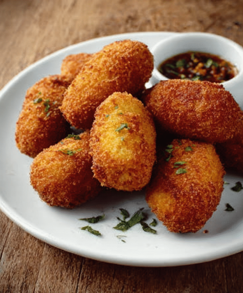 Croquetas de Jamón con Harina de Coco