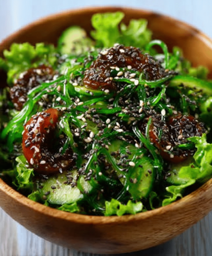 Ensalada de Chía con Algas Marinas