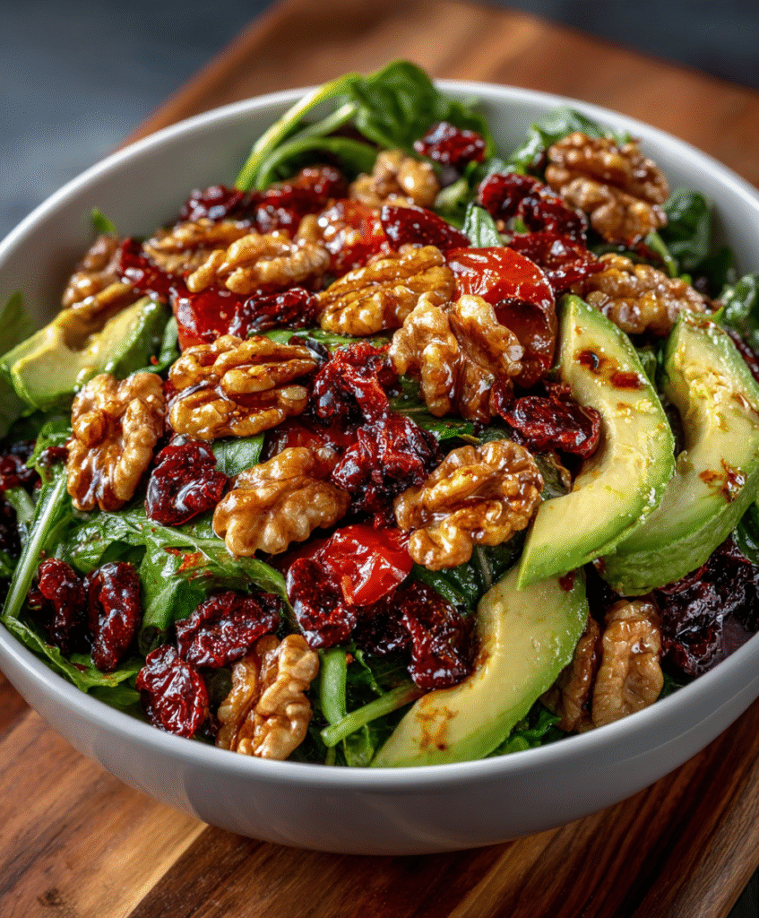 Ensalada de Té Matcha y Nueces