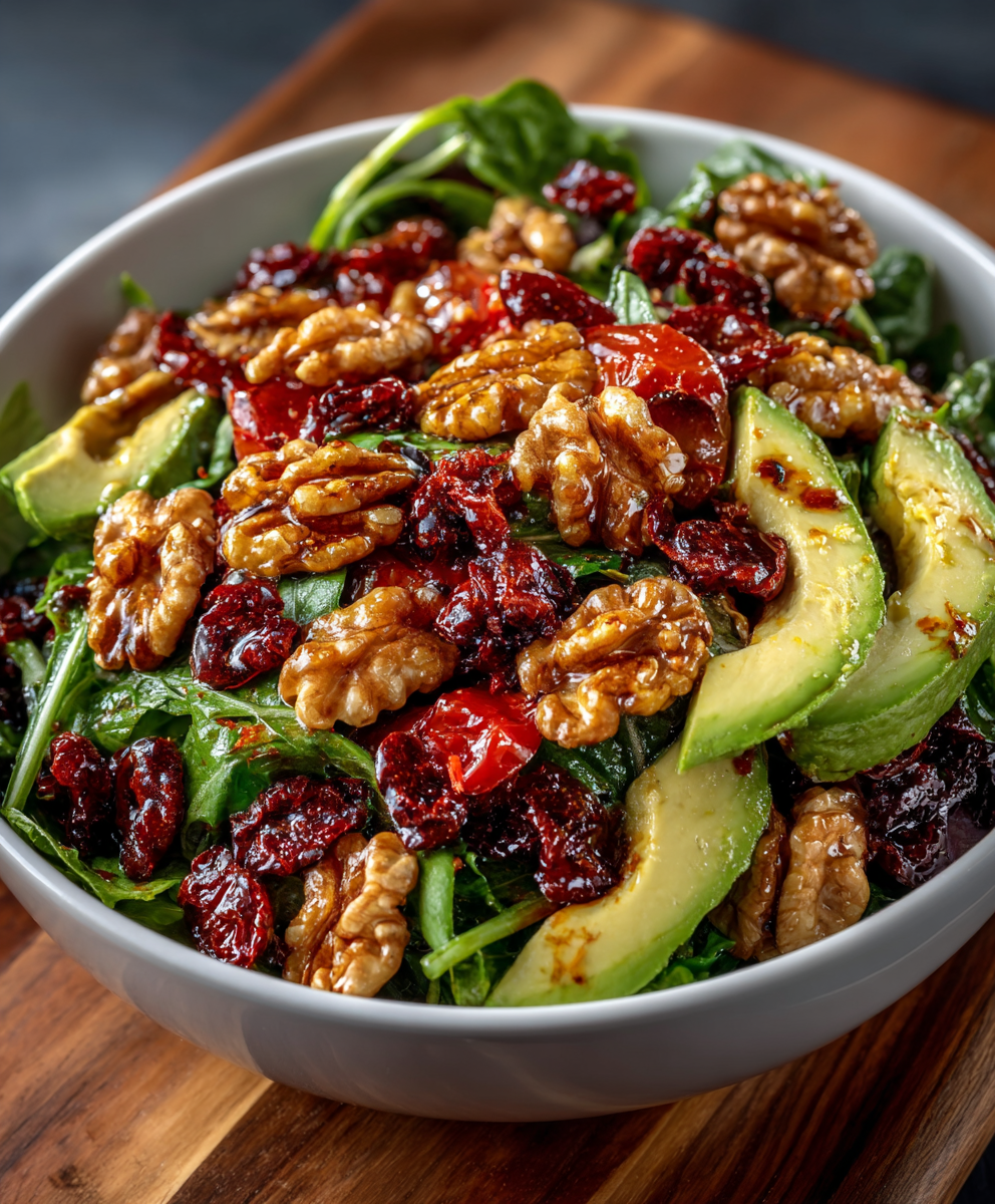 Ensalada de Té Matcha y Nueces