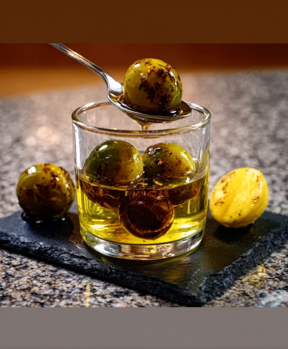 Esferas de Aceituna Líquida