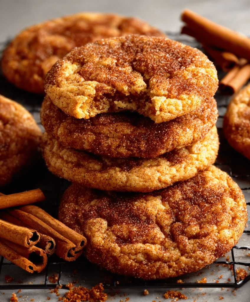 Galletas snickerdoodle con mantequilla tostada