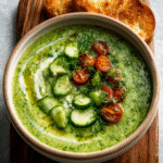 Gazpacho de Aguacate y Pepino