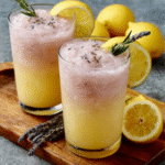 Granizado de limonada con lavanda