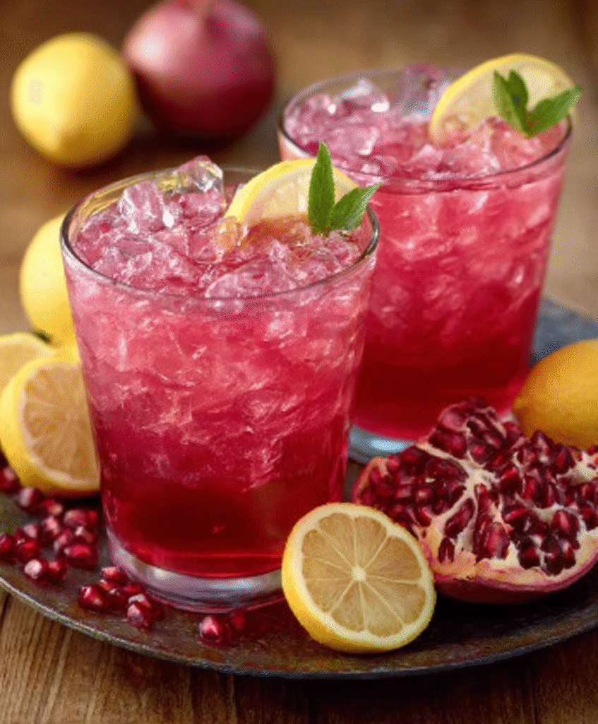 Limonada rosa de remolacha