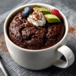 Mug Cake Keto de Chocolate y Aguacate