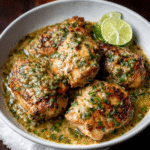 POLLO EN SALSA DE CILANTRO