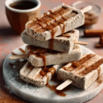 Paletas de Horchata con Café Frío y Canela
