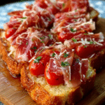 Pan de Almendra con Tomate y Jamón Ibérico