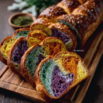 Pan de masa madre arcoíris