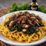 Pasta de Calamar Luciérnaga y Algas
