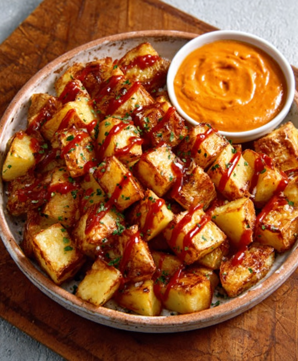 Patatas Bravas en AIR FRYER