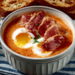 Salmorejo Cordobés con Huevo y Jamón