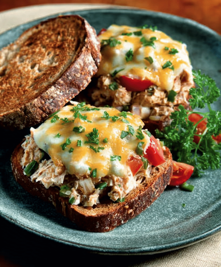 Sándwiches de "atún" de lentejas