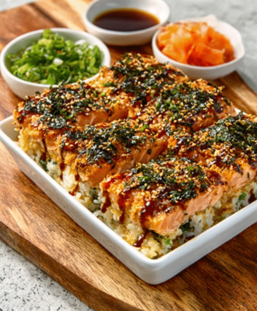 Sushi horneado