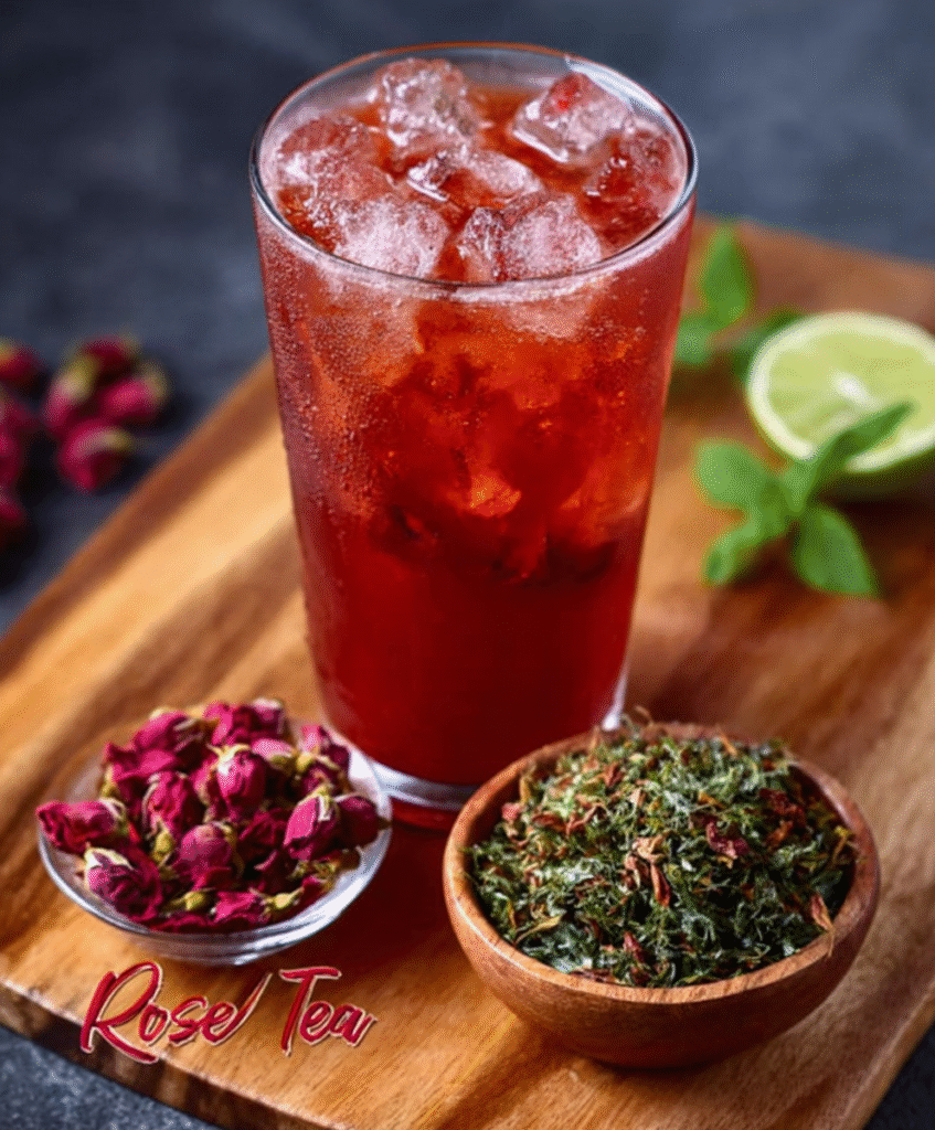 Té Helado de Rosas + CBD