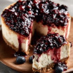 Tarta de Queso con Mermelada de Frutos Rojos Keto