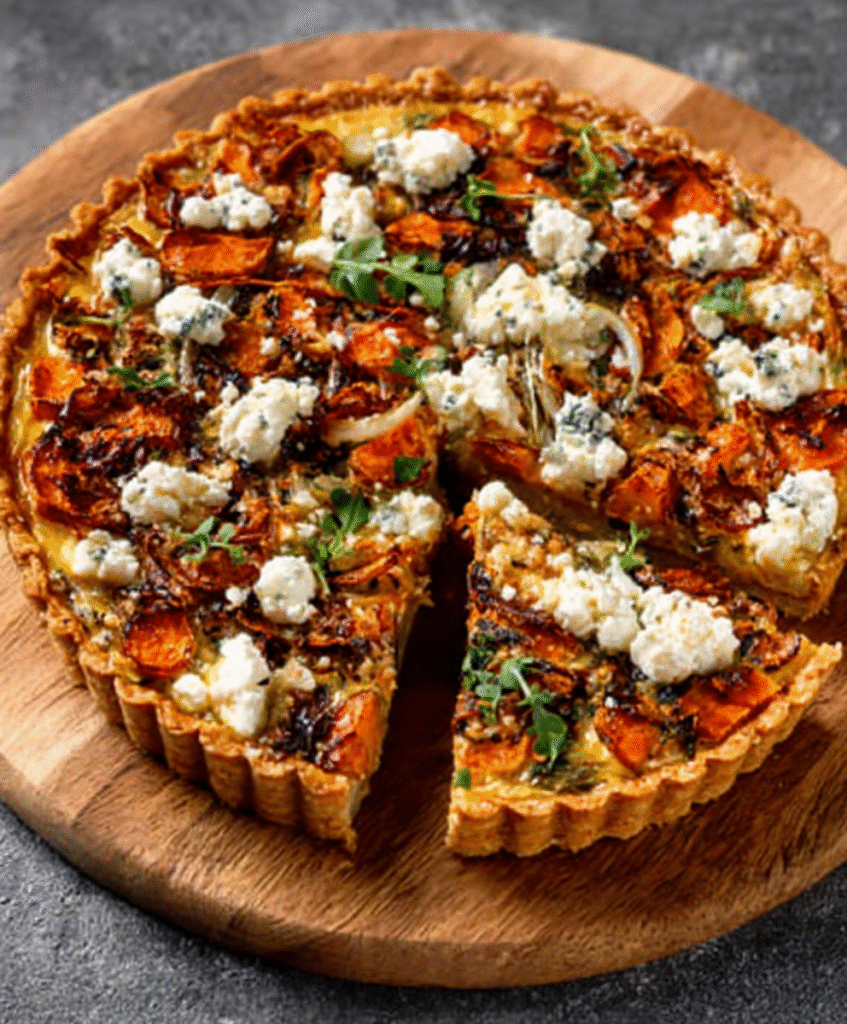 Tarta de batata con "queso de cabra"
