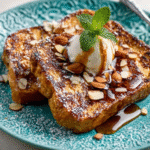Torrija de Horchata con Helado de Horchata y Espuma de Cava
