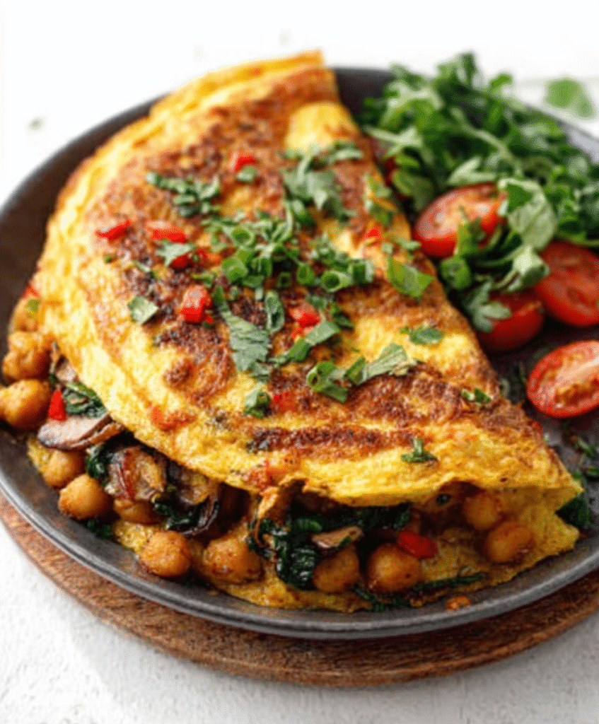 Tortilla de garbanzos