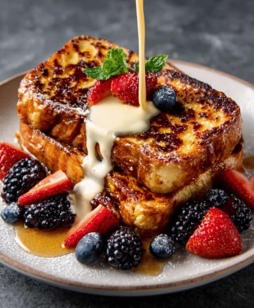 Tostada francesa crema brulee