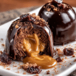 Trufa de Chocolate con Relleno de Turrón de Jijona Líquido