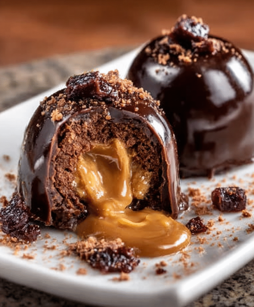 Trufa de Chocolate con Relleno de Turrón de Jijona Líquido